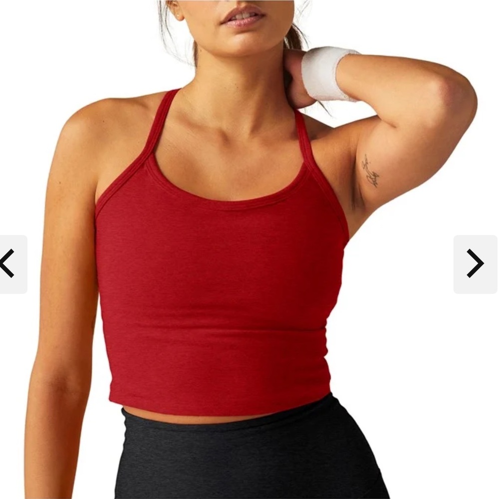 Beyond Yoga Spacedye Slim Racerback Cropped Tank Top